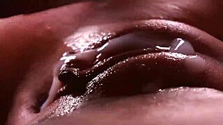 Extremely Close-Up Sperm Dripping Down The Pussy After Amateur Creampie Cumshot In Homemade Fetish Sex With Clothes Ripped