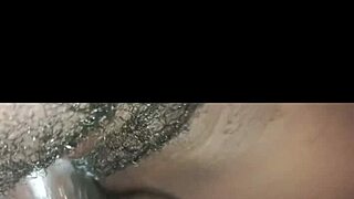 Amateur bends over for quick doggystyle fuck in homemade scene, filling black pussy with creampie