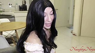 My curvy step-mom with blue eyes doesn't need dating 'cause she's got me for pov doggystyle creampie and ball licking.