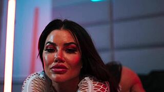 Why Does Savanah Storm With Huge Tits And Ass Get Oiled Up For Fucking That Big Cock?