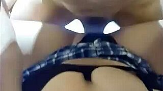 hey, pam the hotwife dresses as schoolgirl for bareback fun in front of hubby who can't resist joining with his cock 😈🔥