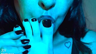 My Cute Foot Ready for Deepthroat Choking and Toe Sucking!