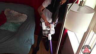 What if the french maid's vacuuming reveals more than just a clean house?