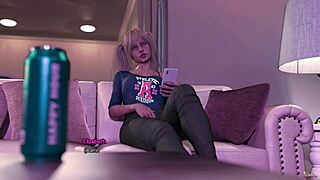 Chaval De 18 Años Triunfa Con Su Canguro Mientras Sus Padres No Estan En Casa. El Babysitter Y El Sexo Prohibido Contrastan En Esta Escena Intrigante.