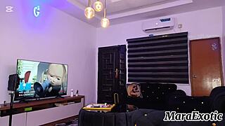 Fat Ass Housewife Mara Exotic Cleans Naked While Dancing Seductively