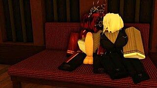 Roblox x limbus company faust helps out dante and they end up having a rough fuck in doggystyle