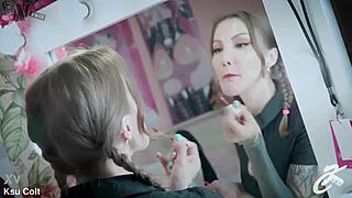 getting ready to stretch those holes for a fun halloween with toys and close up views