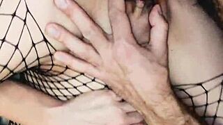 in a casual story mature skinny wife tries homemade anal with stockings and licking