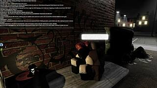 i met a character in the hotel corner of roblox studio for a quick encounter