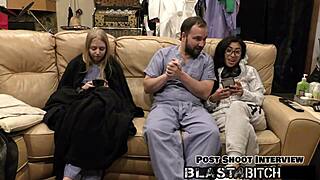 jasmine rose's thigh blasted with cum in pov 😏