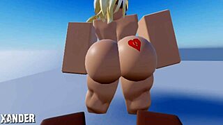 in this narrative, a hot blonde can't wait to try my big black cock in pov sex action on roblox