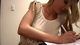 Anita Blue Craves Endless Cock in Her Shaved Pussy but Her Asshole Gapes from Anal Fingering