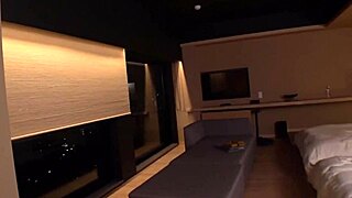 This cute Japanese babe takes hardcore creampie after intense sucking and wet pussy action