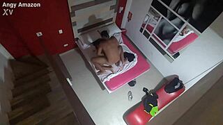 cuckold voyeur watches and films hotwife getting creampied by black guy in interracial cheating