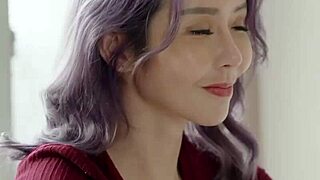 Modelmedia asia presents blended family story with milf and teen in group cowgirl riding on big ass