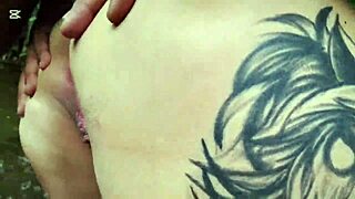 Tiffany Montavani takes 100 anal with deepthroat piss drinking and rough public waterfall fucking