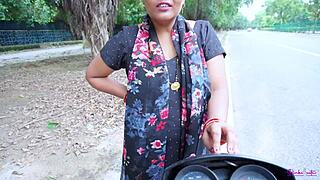 in this casual tale an indian desi prostitute bhabhi negotiates a deal with a client on the road then gets fucked doggystyle in bedroom with hindi audio