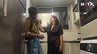 real indian bhabhi with cute looks gets her beautiful pussy fucked hard by devar in intense action