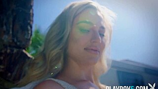 Curvy Blonde Teen Model Blake Blossom Strips Down Completely Nude In Solo Session