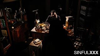 Jolee Love experiences erotic pleasure as her perfect big natural tits get fucked in close-up POV action.