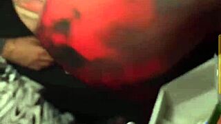 Whoa, this is crazy – that big-ass brunette is a total sexy bomb dancing at the night club! 🔥