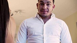 Fetish Teen 18+ Latina Rides Big Cock in Rough Cum in Mouth Action