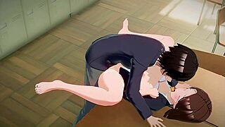 feeling so intense with this 3d anime milf in honeycome episode 7 blackmail sex scene