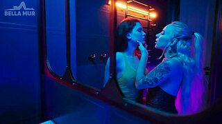 Bella Mur And Sofia Simens Picked Up In Night Club Toilet For Pussy Tasting Intensity
