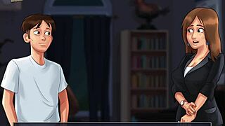 In summertime saga 141, the teen explores new adventures and challenges in the game.