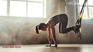 Horny wife gets big black cock creampie in bedroom quickie with squirting orgasm while husband at work