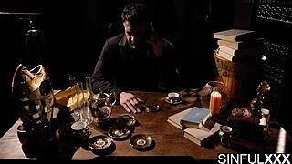 Jolee Love experiences erotic pleasure as her perfect big natural tits get fucked in close-up POV action.