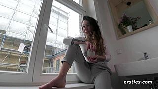 Ersties Nat Gathers German Friends For First-Time Lesbian Kissing, Sucking, And Pierced Nipple Play