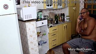 i called my friend to clean and she ended up taking my husband's cock