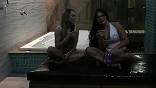 blonde brazilian teen in sheer lingerie joins bisexual group swinger anal compilation with indian prostitute