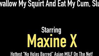squirting asian slut maxine x milks dick with hot whorefriend anna... oh wait, that's intense
