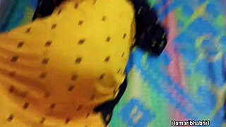 How does Desi Indian bhabhi Aishwarya handle this hot and rough bedroom fuck from her husband in the amateur video?