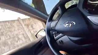 Oh no... this strange guy is masturbating his cock in public place, i can't believe it happening