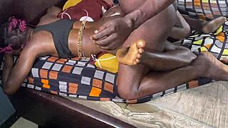 the agbo seller experiences rough sex with moaning and creampie in her tight juicy pussy during intense romantic encounter