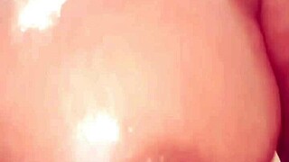 Indian desibhabhi gets fucked in the bathroom by big cock. Amateur chubby homemade sex with tits and pussy action unfolds.