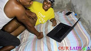 oh man, that mechanic guy's poundin' this bbw cheatin' housewife so hard, it's like total hardcore chaos with his big black cock.