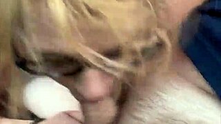 whoa, this streetwalker with glasses deepthroats that cock and swallows every cum drop in the car 😏🍆