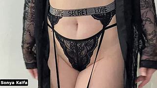 Step sis makes me horny after shower big round ass and big tits