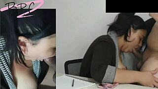 Will this chubby Latina secretary finally give up her big ass for anal with the boss? She tries hard but ends with a facial cumshot.