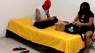 doll gets fucked by single man in homemade canadian cuckold fetish with latina lingerie but no actual sex