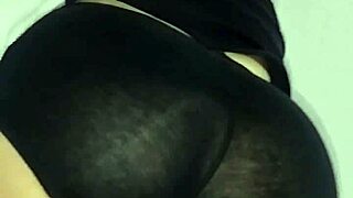 my latina friend in mini shorts gets excited during our whatsapp web chat as homemade amateurs