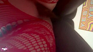 Vocal aggressive spit play features twerking Elle in bent over doggystyle with big black cock deepthroat POV