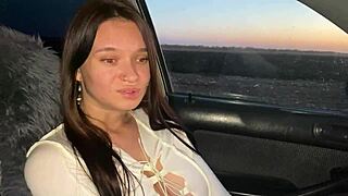 My best friends girlfriend sucked my dick in the car for only 10 dollars like a total slut