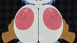 Krystal teams up with Fox McCloud for a steamy titty fuck session with his big cock