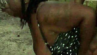 in the story, an ebony bbw gets bent over and fucked doggystyle by big black cock in the park. full video on xvideo red with nookiecookies.