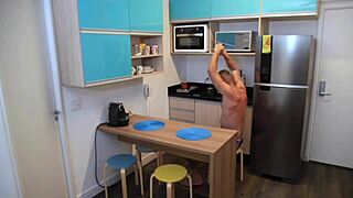 Can a good husband dominate his housewife with kisses before work?